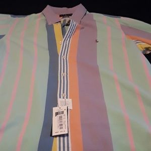 Mens xL Polo Multicolored Button down long sleeved